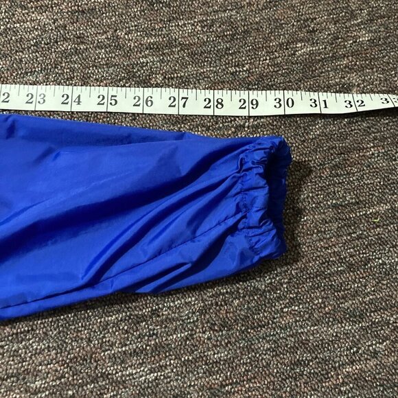 Vintage 80s Adidas Originals Windbreaker Lightweight Hooded Packable Mens Large - Picture 13 of 13